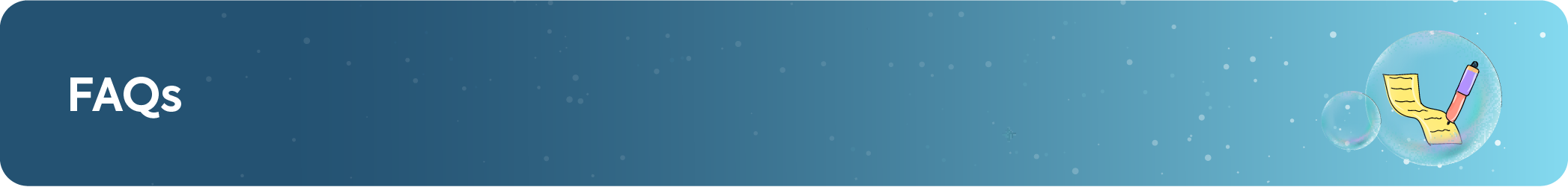 FAQ section header graphic for frequently asked questions regarding 2026 SaaS trends and strategies.
